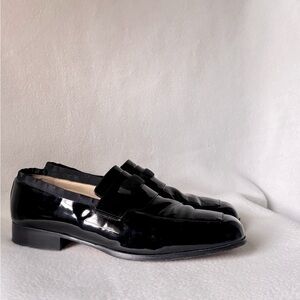 Andrew Fezza Size 10 1/2 Men’s Black Leather Dresss Shoes.